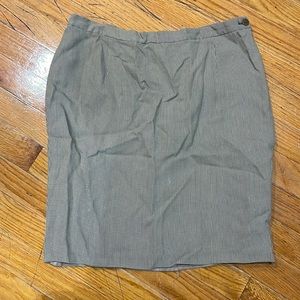 Vintage Giorgio Armani Gingham Skirt Size 10 USA Italian size 46